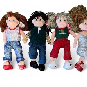 Set of 7, 2000s Ty Beanie Boppers dolls
